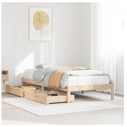 vidaXL Okvir kreveta bez madraca 100x200 cm konstruirano drvo Cijene