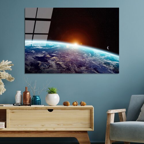 Wallity UV-188 70 x 100 Multicolor Decorative Tempered Glass Painting Cene