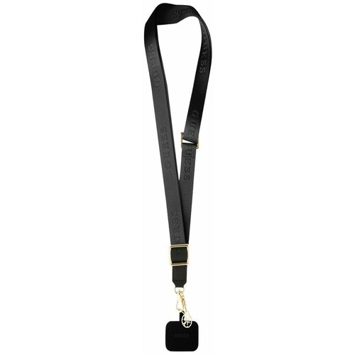Guess crossbody popruh nylon 4G charm black ovitek za telefon vijolična Slike