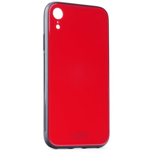  Zaščitni etui Glass Case za Apple iPhone 11 (6.1") - rdeči Cene