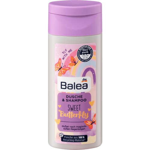 Balea sweet butterfly dečiji gel za tuširanje i šampon 50 ml Cene