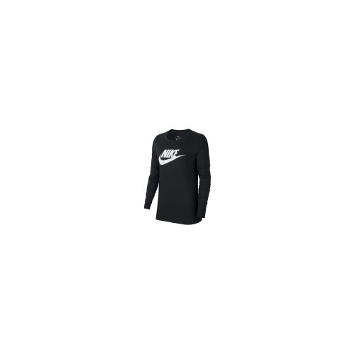 Nike w nsw tee essntl ls icon ftr crna Slike