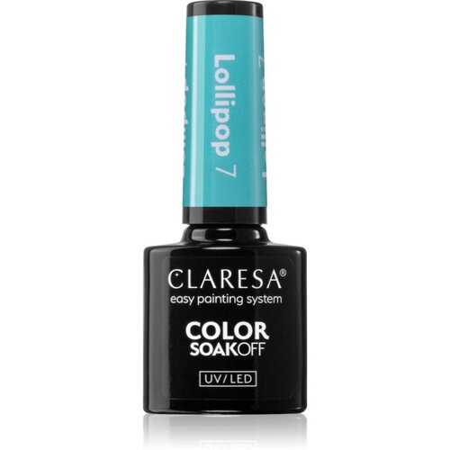 Claresa SoakOff UV/LED Color Lollipop gel lak za nohte odtenek 5 g Slike