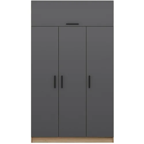 HANAH HOME Minar 235 - Anthracite, Dore garderobna omara, (20865274)