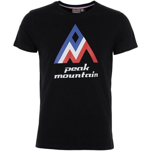 Peak Mountain Majice s kratkimi rokavi T-shirt manches courtes homme CIMES Črna Cene