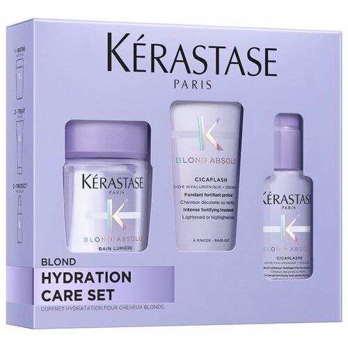 K&amp;eacute;rastase Blond Absolu Hydration Care Set poklon set za plavu i kosu s pramenovima Slike