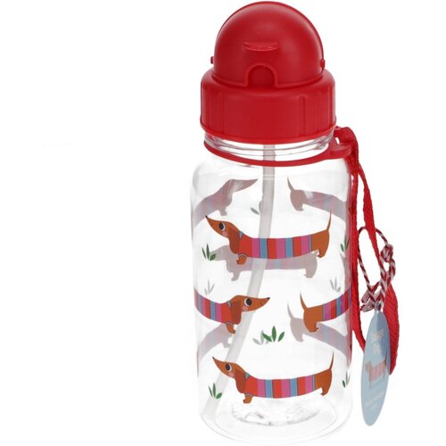 Rex London Crvena dječja boca od tritana 500 ml Sausage Dog – Cijene