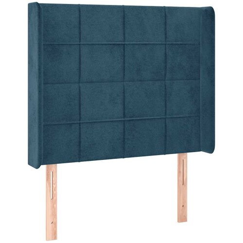  box spring s madracem LED tamnoplavi 100x200 cm bar&amp;scaron;un Slike