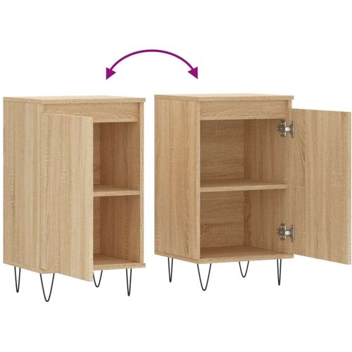 VidaXL Komode 2 kom boja hrasta sonome 40x35x70 cm konstruirano drvo Slike