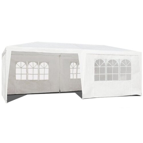 Multi Garden komercijalni vrtni paviljon &scaron;ator &ndash; 3 &times; 6 m, 6 zidova, bijeli Cijene