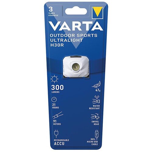 Varta 18631101401 - prigu&scaron;iva punjiva LED čelna lampa za aktivnosti na otvorenom LED/5V IPX4 Cene