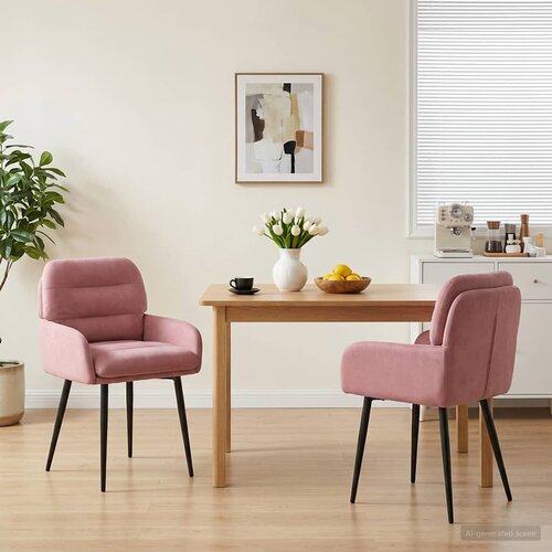  Trpezarijske stolice 2 pcs Bar&scaron;un Ružičasta 59 x 59,5 x 90 cm Cene
