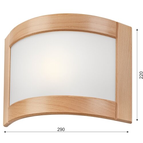  Zidna lampa ELODIE 1xE27/60W/230V Slike