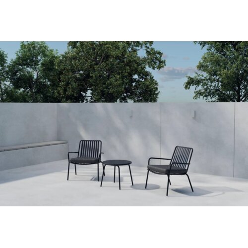 Venture Home Mykonos vrtni lounge set, crni Cijene