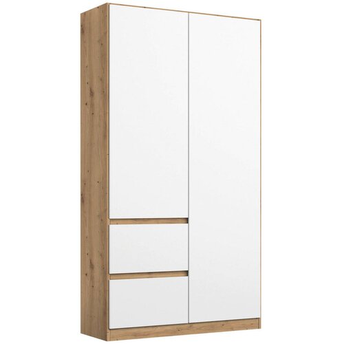 Rauch Möbel omara s klasičnimi vrati, bela, hrast artisan Cene