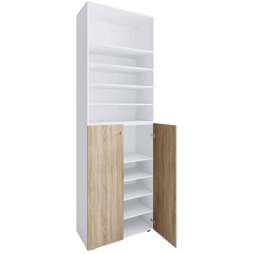 MID.YOU Omara Za Čevlje Lona 2xl, Bela, Barva Hrasta Slike