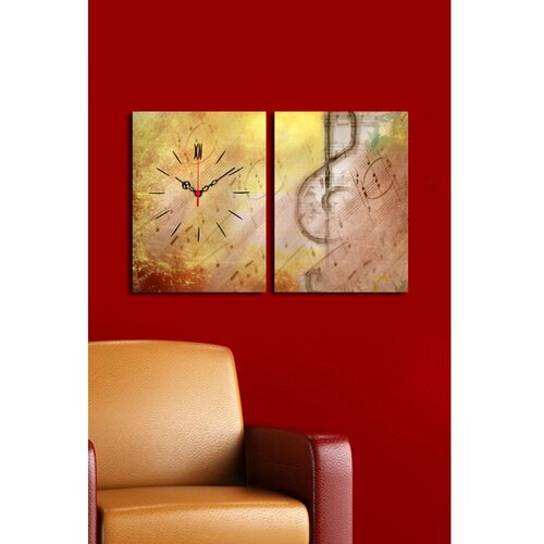 Wallity Zidni sat 2P3040CS-134, 64x40 cm, 2 dijela Cene