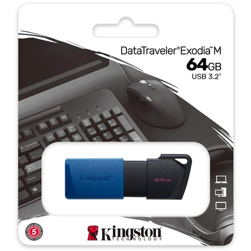 Kingston USB ključ Kingston DataTraveler Exodia M 64GB Slike