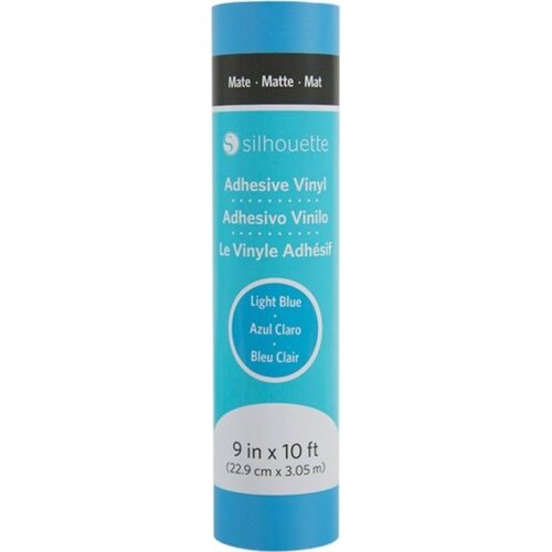 Silhouette Matte Removable Vinyl - 22,9 cm x 3 m - Light Blue Slike