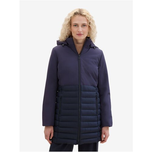 Tom Tailor Dark blue women's quilted coat - Women's Cene