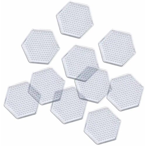 Playbox Paket s osnovom u obliku šesterokuta za 5mm MIDI perle koje se mogu peglati, 7,5 cm, set od 10 komada. Cene