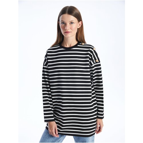 LC Waikiki Women&amp;#039;s Crew Neck Striped Long Sleeve Tunic Slike