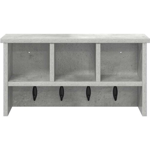  Vje&amp;scaron;alica za kapute na zidu Zidne Betonski sivi 50 x 16 x 26 cm Slike