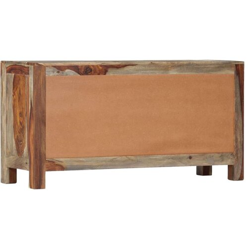VidaXL Komoda siva 100x30x50 cm trden palisander Slike