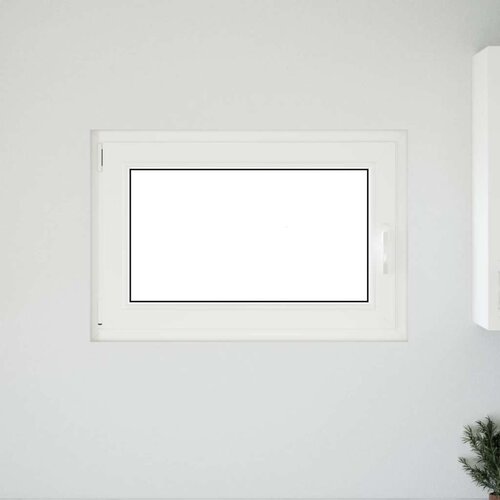  Prozor za podrum RISOR Bijeli 100 x 50 cm PVC i staklo - Bijeli 90 x 70 cm (trostruki sloj) Nagibanje i okretanje lijevo Slike