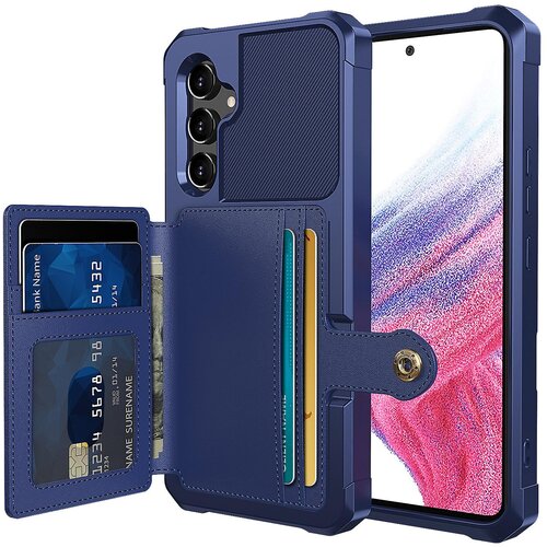 INORCO ZM03 za Samsung Galaxy A34 5G etui s stojalom iz PU usnja, prevlečen s TPU telefonom z držalom za kartice, (22036275) Slike
