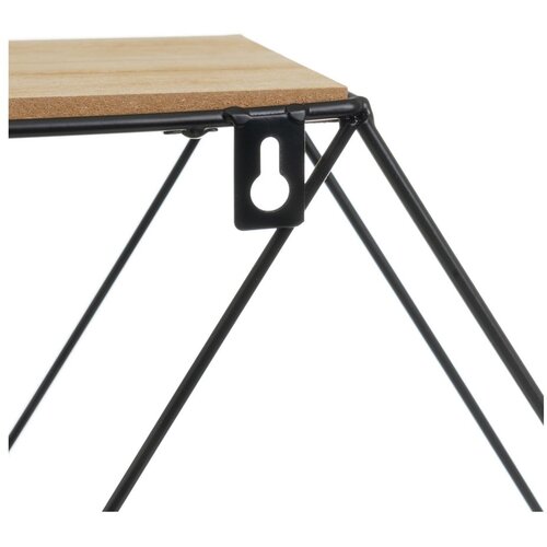 Casa Selecci&amp;oacute;n Crna/u prirodnoj boji polica s vi&amp;scaron;e razina 50 cm &amp;ndash; Slike