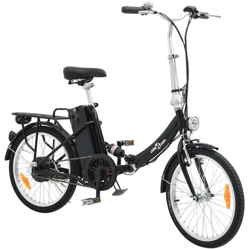 VidaXL zložljivo električno kolo z litij-ionovo baterijo aluminijeva zlitina Slike