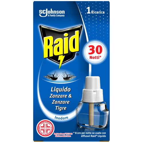 Raid Polnilo za električni aparat Raid (21 ml, s tekočim insekticidom) Cene