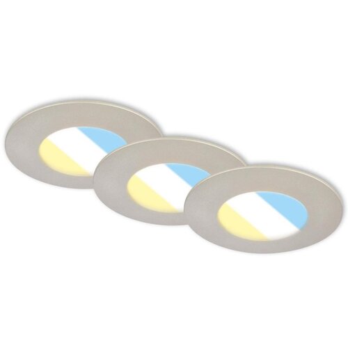 BRILONER 7598032 - KOMPLET 3x LED plafonska svetla za kupatilo LED/4,9W/230V IP44 hrom Cene
