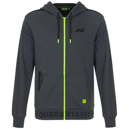 Vr46 Muška Vr46 Valentino Rossi Core Quarantasei zip majica sa kapuljačom Cijene