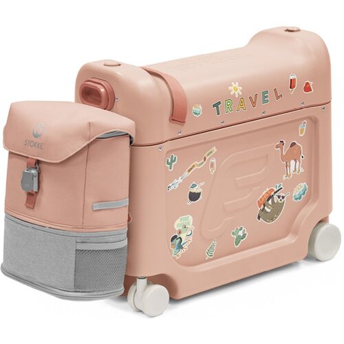 Stokke prenosna postelja JetKids™Travel bundle potovalen kovček coral pink 681401 Cene