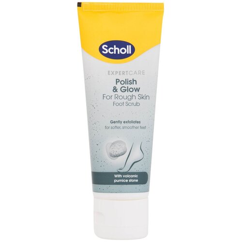 Scholl Expert Care Polish &amp;amp; Glow Foot Scrub krema za stopala 75 ml Slike