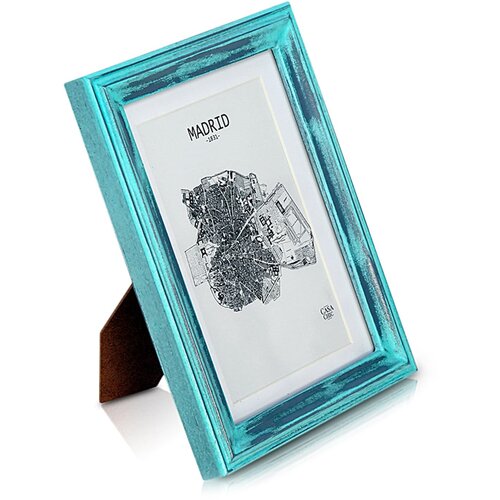 Casa Chic Lancaster, okvir za slike, pravokoten, za fotografije 17 x 12 cm, mat, pravi les Slike