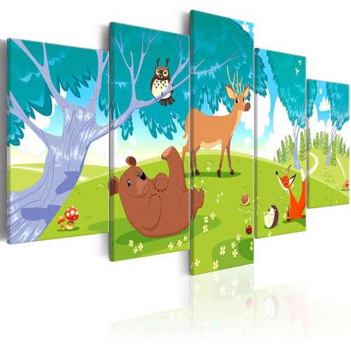  Slika - Friendly Animals (5 Parts) 200x100 Cijene