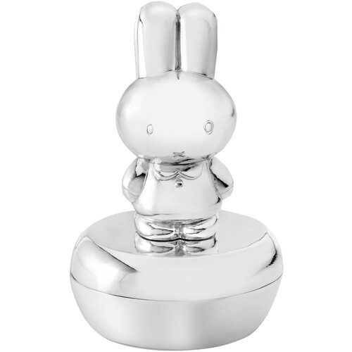 Zilverstad Metalna kutijica za prvi mliječni zub u sjajno srebrnoj boji ø 4x6 cm Miffy – Cijene