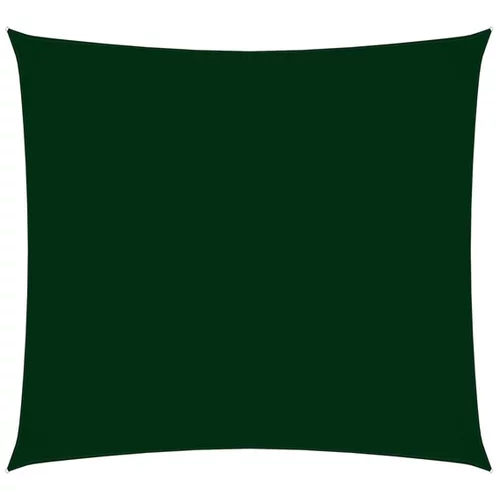  Senčno jadro oksford blago kvadratno 7x7 m temno zeleno