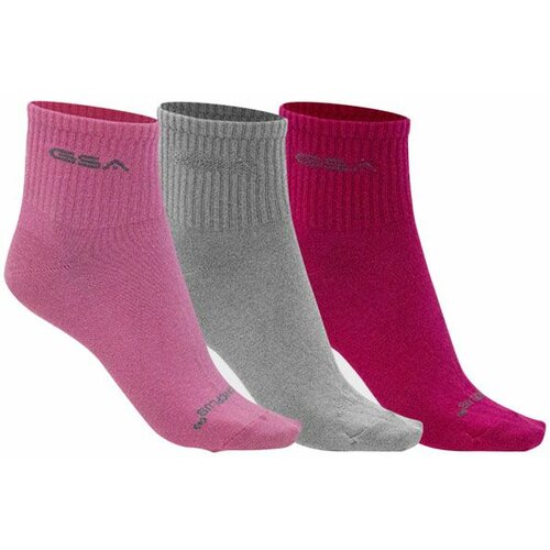 GSA čarape za devojčice 500 quarter ultralight 3 pack 83-16053-52 Slike
