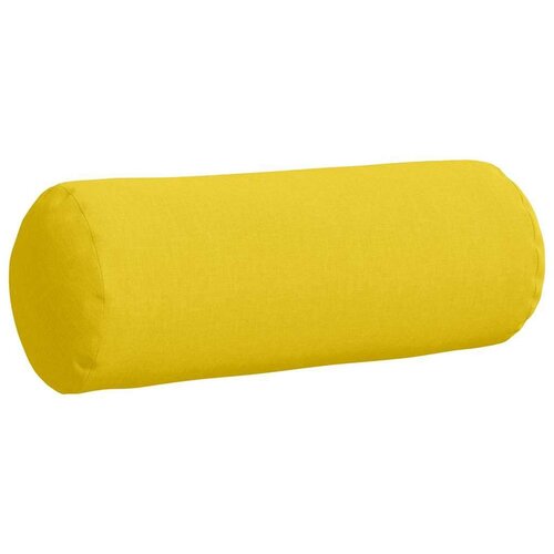 VidaXL valjkasti jastučići 2 pcs svijetlo žuta &amp;Oslash; 25 x 70 cm tkanina Slike
