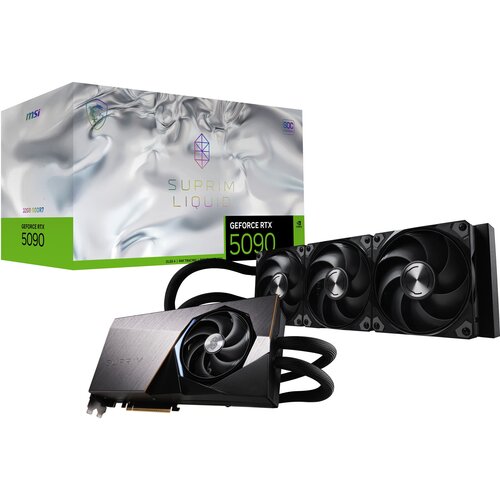 MSI RTX 5090 32 GB SUPRIM LIQUID SOC GDDR7 3 Fan Cijene