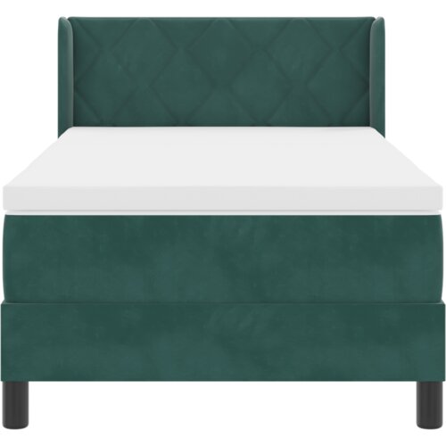 Box Spring Krevet s Madracem Tamno Zelena 100x200 cm Bar&amp;scaron;un Slike