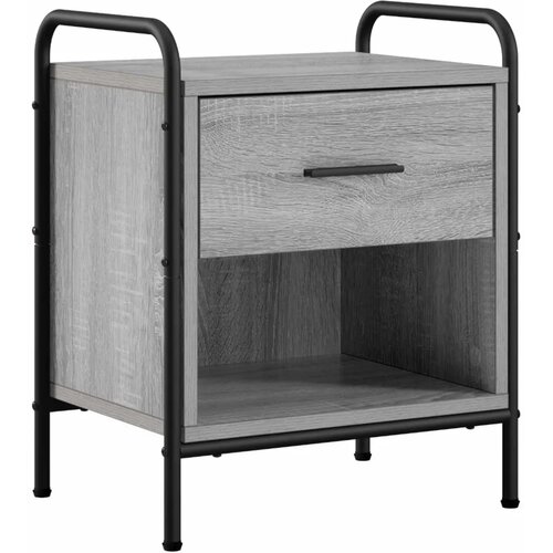 Noćni ormar Siva Sonoma 40 x 30 x 50 cm Konstruirano drvo - Siva Sonoma 1 Slike