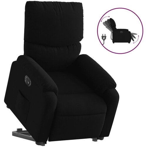 Maison Chic Električni naslanjač - Relax naslanjač s funkcijo vstajanja črn, (22062684) Cene