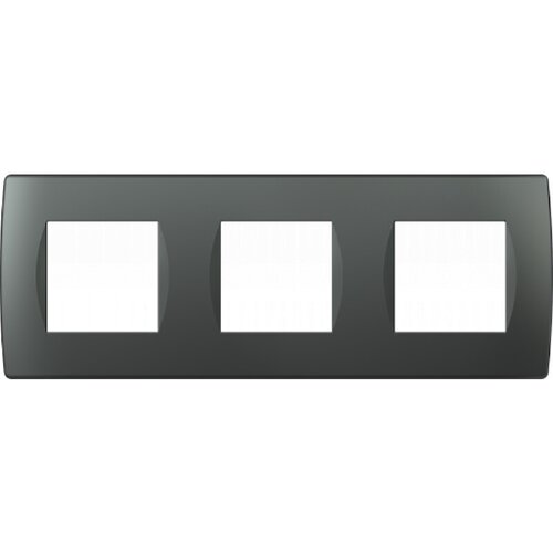 TEM Okvir za modularne vtičnice in stikala Soft (3 X 2 modula, antracit) Cene