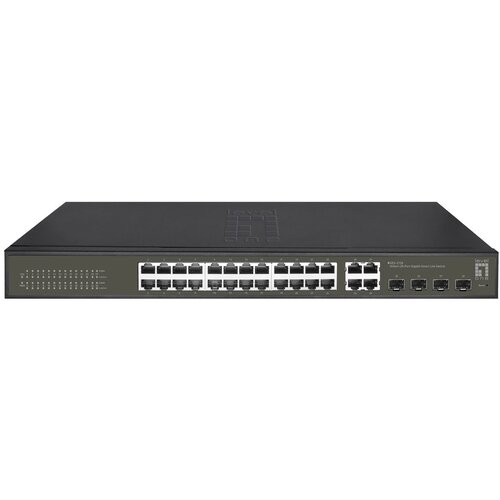 Level One Switch 24x GE GES-2128 4xGE 4xGSFP 19“ Hilbert Cene