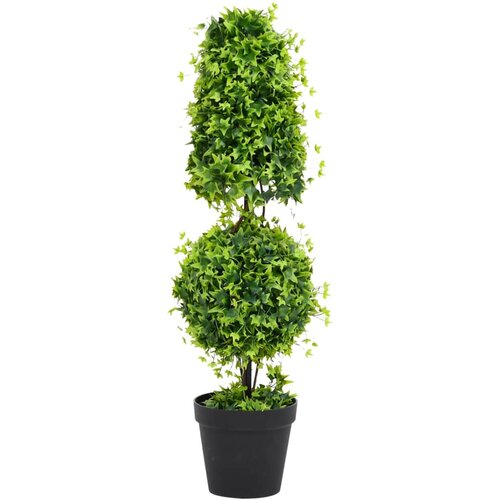 VidaXL Umjetni &amp;scaron;im&amp;scaron;ir s posudom zeleni 100 cm Slike
